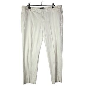 Roz & Ali White Smart Fit Straight Leg Pants 14